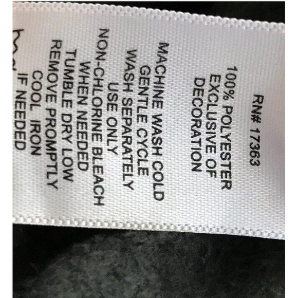 Disney Luxe Collection Sz S Black Red Minnie Mouse Hoodie Pullover Sweater - Picture 11 of 12